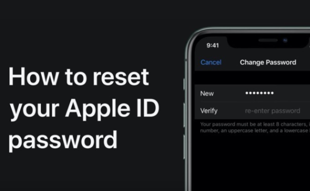 This represents changing your Apple ID password.