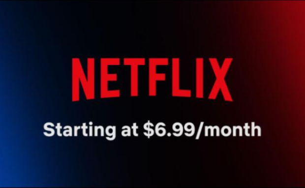 This represents Netflix with Ads.