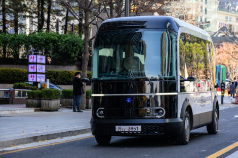 South Korea's capital launches its first self-driving bus route