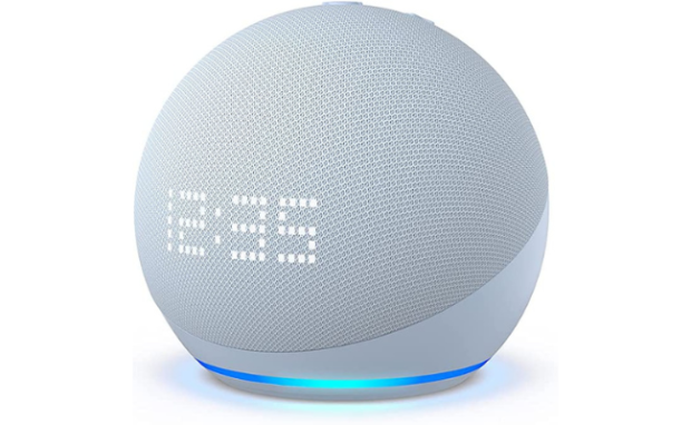 This is the Amazon Echo Dot.