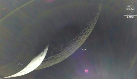 NASA's Orion spaceship made a close pass of the Moon and used a gravity assist to whip itself back towards Earth
