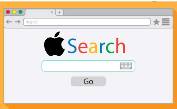 This represents what the Apple Search Engine might look like.