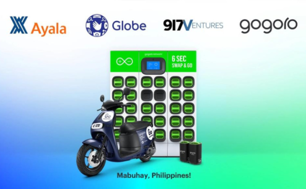 This represents Gogoro's partnerships with Filipino companies.