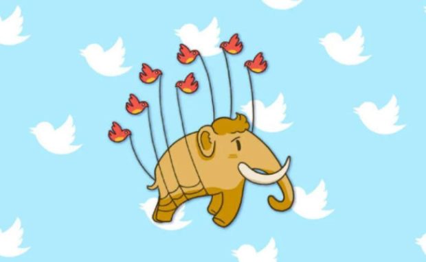 This represents Twitter suspending Mastodon.