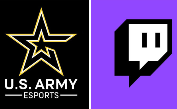 This represents the US Army's Twitch channel.