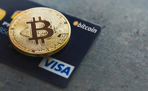 This represents Visa's crypto project.