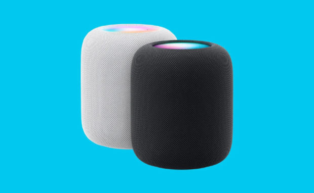 These are Apple HomePods.
