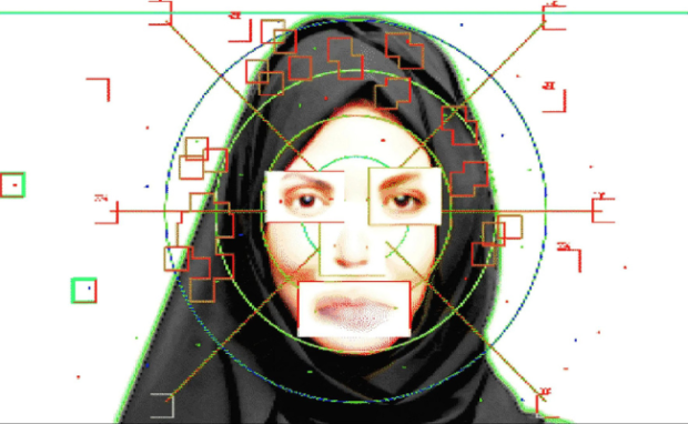 This represents facial recognition against Iranian citizens.