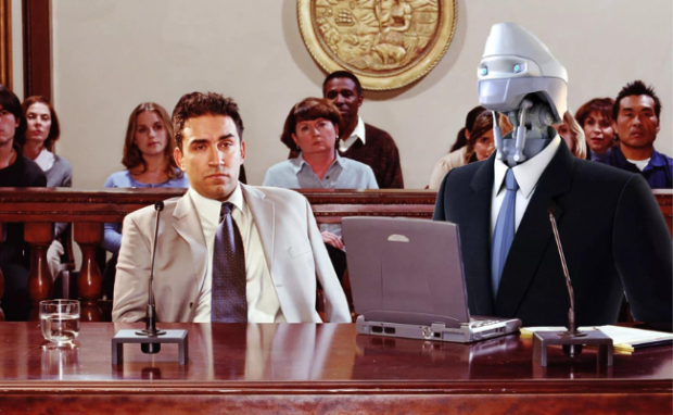 This represents AI lawyers.