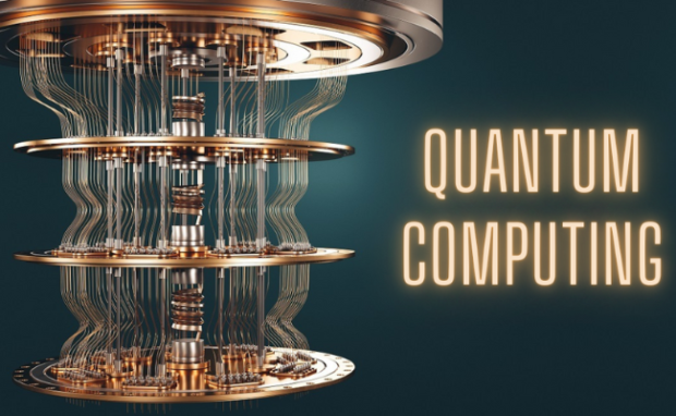 This represents a quantum computing machine.