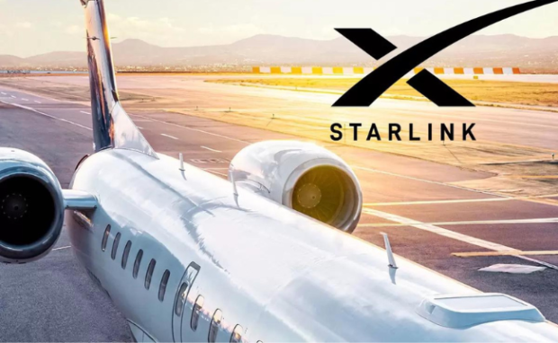 This represents an airBaltic flight with Starlink Aviation.