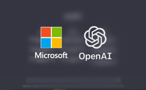 This represents the Microsoft-OpenAI partnership.