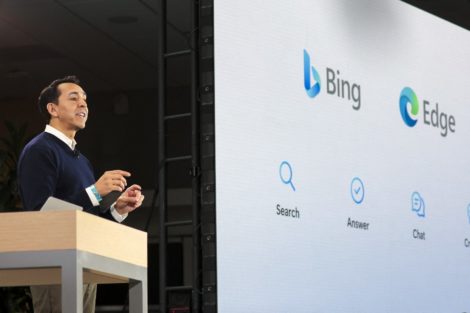 Yusuf Mehdi, Microsoft Corporate Vice President of Modern Life, Search, and Devices STORY; Angry Bing chatbot just aping humans, say experts