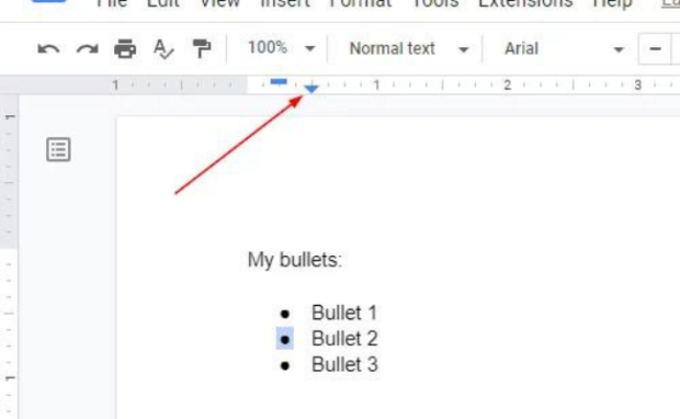 This represents how to put hanging indents on Google Docs.