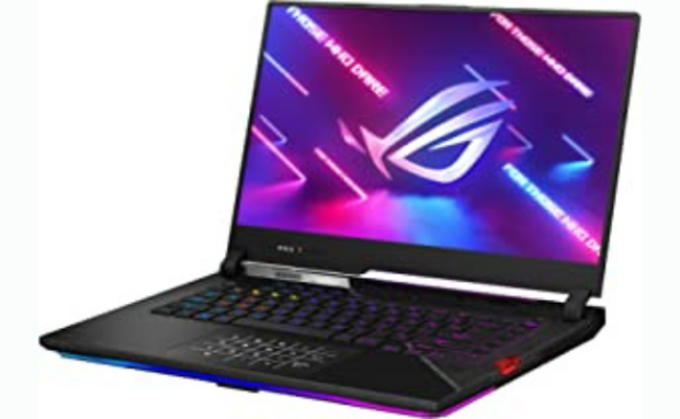 Image of the ASUS ROG Strix Scar 15 Gaming Laptop, showcasing its design and features.