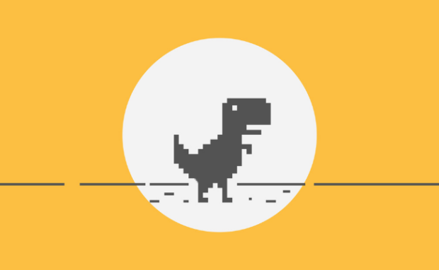 This represents the dino Google minigame.