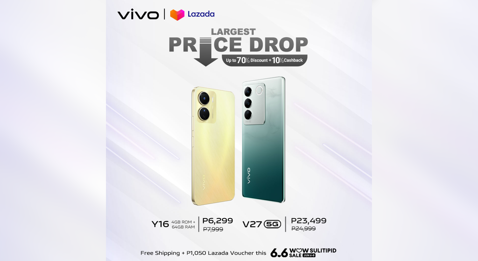 Score big discounts in vivo 6.6 WOW Sulitipid and Midyear Sale on