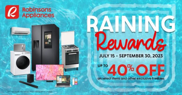 robinsons appliances promo