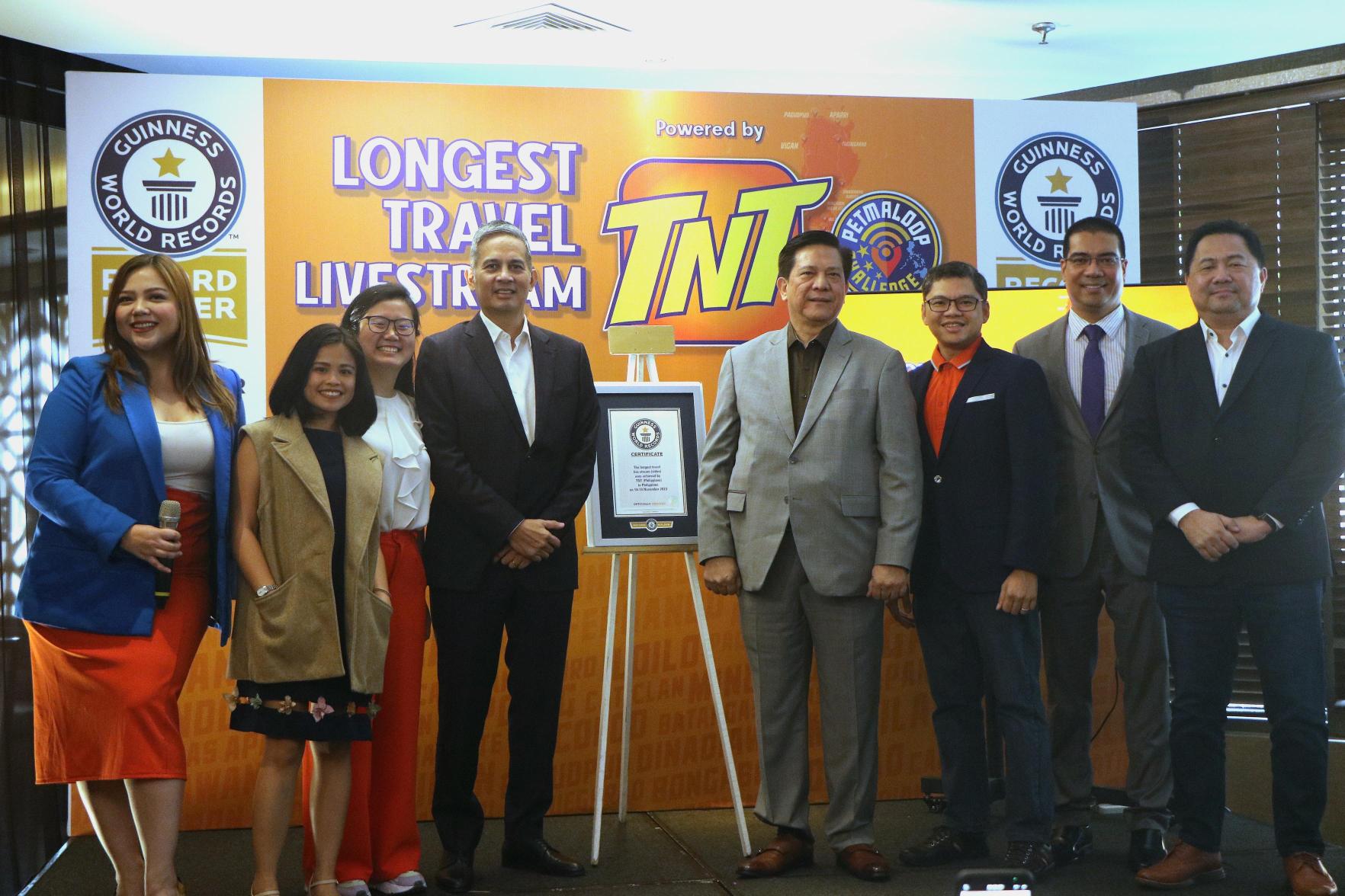 TNT Guinness World Record Longest Travel Livestream
