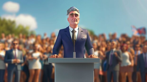 One of the most unusual candidates in the forthcoming UK general election is a character created entirely by artificial intelligence and who is the virtual double of a very real entrepreneur. 