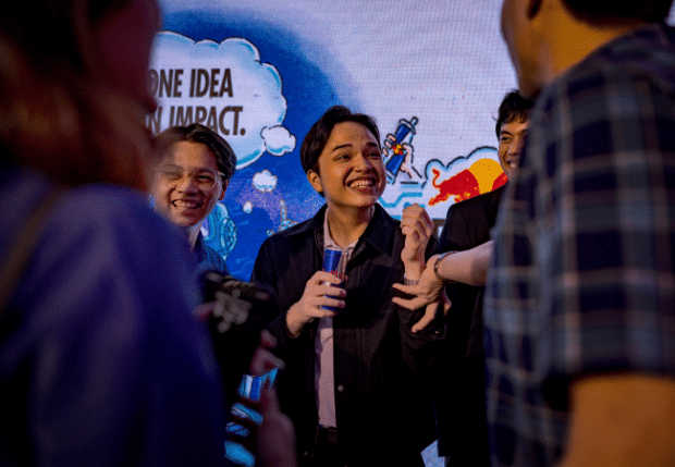 This is Soj Gamayan, the creator of Agriconnect, which won the Red Bull Basement National Final.