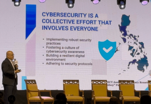 Ito ay isang imahe mula sa GRC Conclave, kung saan tinalakay ng mga pinuno ng industriya at mga opisyal ng gobyerno ang cybersecurity ng Pilipinas.