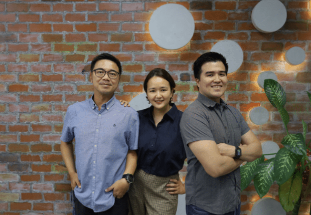 Juan Co-Founders from left to right: Marvin Galang (CEO), Jenny Galang (VP for Growth), and Norbert Enriquez (Controller).