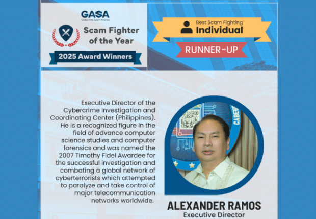 Ito ang direktor ng CICC executive na si Alexander K. Ramos, na magiging isang pangunahing tagapagsalita sa Global Anti-Scam Summit.