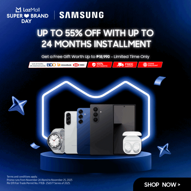 Samsung x Lazada’s Super Brand Day Sale Holiday gifts