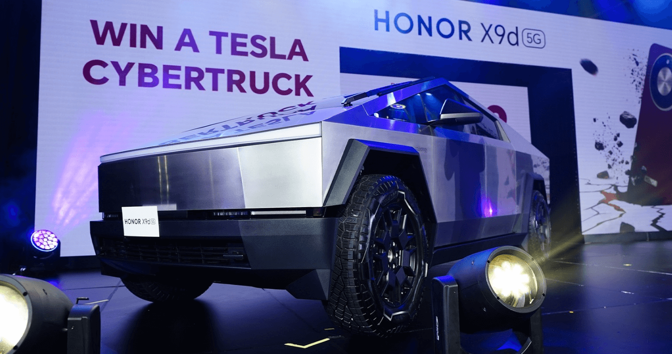 The HONOR X9d 5G pre-order giveaway is a P17M Tesla Cybertruck– here’s how you can win