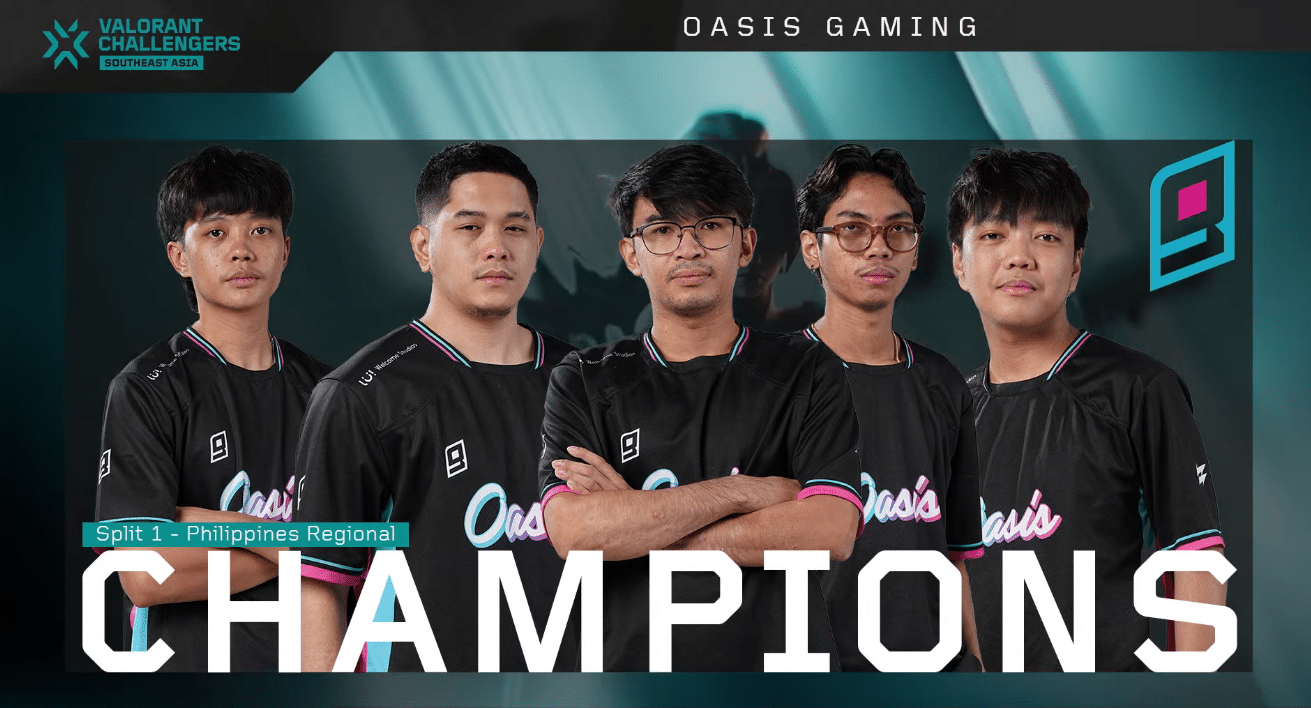 Oasis Gaming wins VALORANT Challengers PH Regional Split 1 Grand Finals