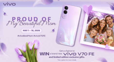 Celebrate your mom with #vivoBestMom2026, win vivo V70 FE