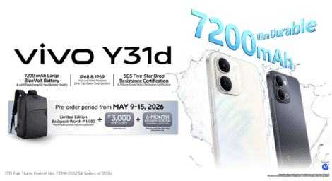 Special offer: Pre-order vivo Y31d with Php 3k off