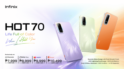 The new Infinix HOT 70 is now available with color-shifting design
