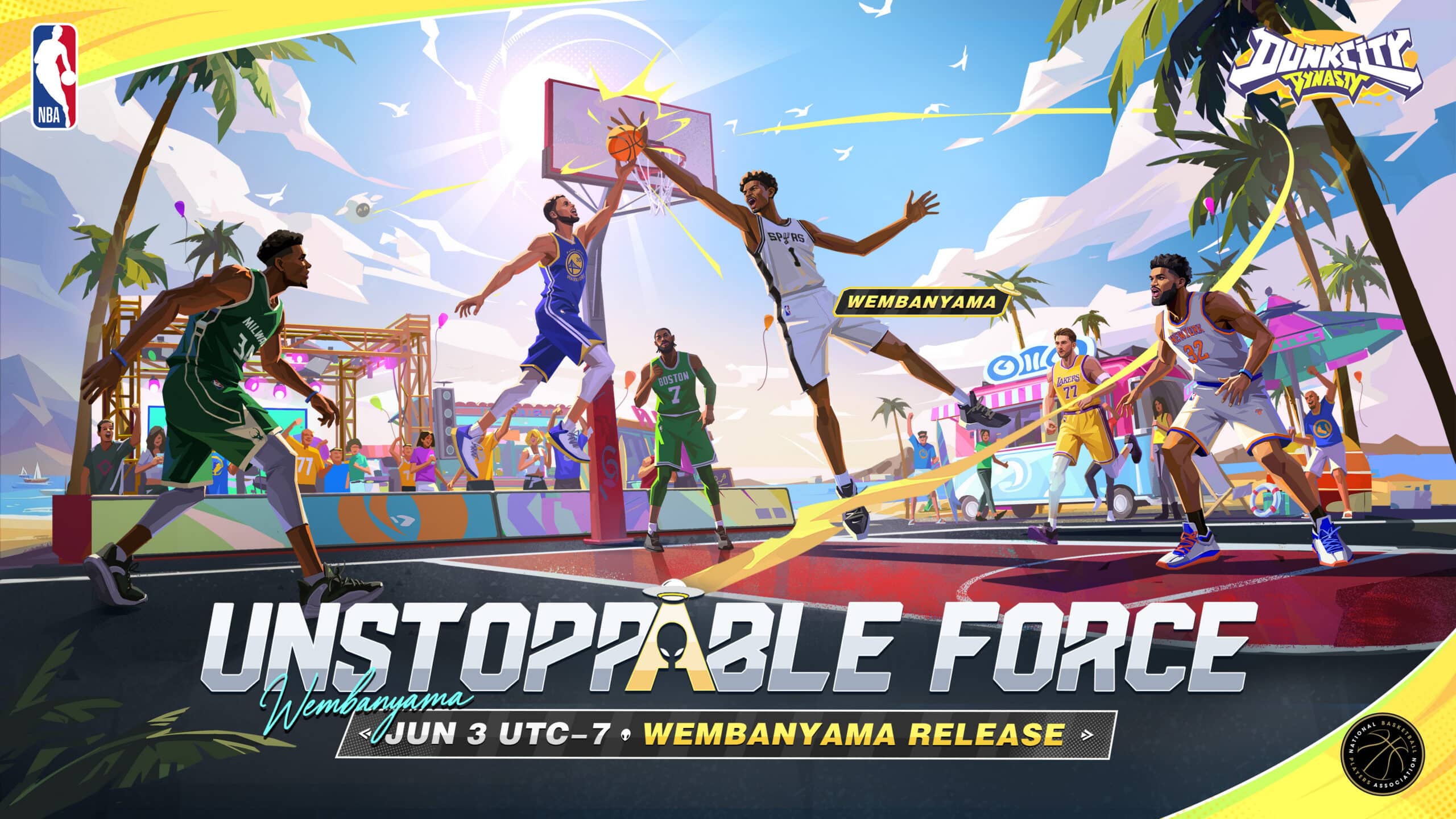 Sumali si Wembanyama sa Dunk City Dynasty sa bagong update sa Tag-init