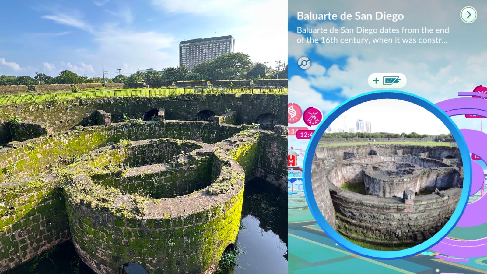 GOing around Intramuros for PokeStops
