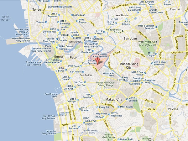 Sta Ana Manila Map Sta. Ana, Manila Map | Inquirer Technology