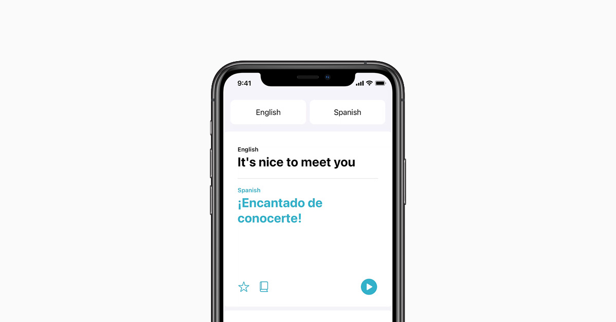 Apple translate не переводит